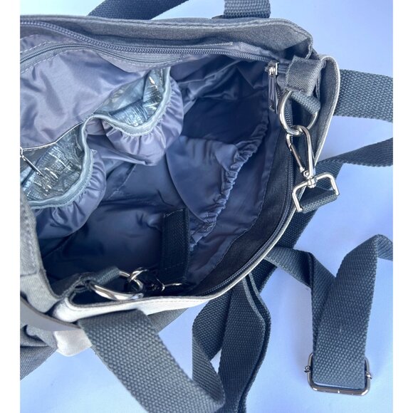 Conway Diaper Bag Travel Baby Bag Waterproof Insulated Gray Tote - Picture 11 of 15